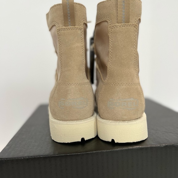 Sorel Hi-Line Lace Up Boot Sz 7.5 Caribou OTM Waterproof Snow Beige Ankle Boot - Picture 9 of 14